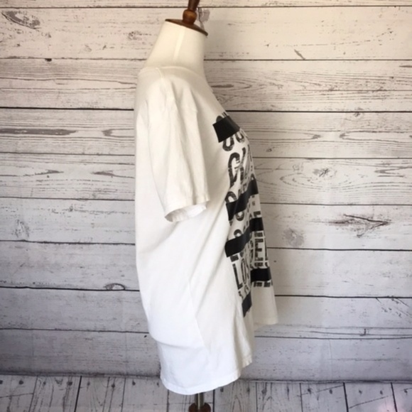 GUESS Men's Short Sleeve Censor Logo T-Shirt Med - Picture 6 of 7